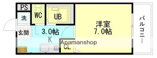 ソレイユ寺井【1階】の間取り