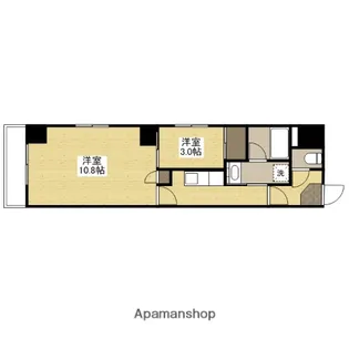 クレセント・ヒルズ【3階】の間取り
