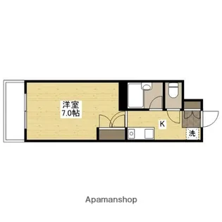 サンスクエア大芝【4階】の間取り