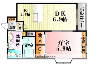 ラークヒルズ【2階】の間取り