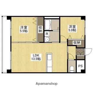 VILLAしばさき【4階】の間取り