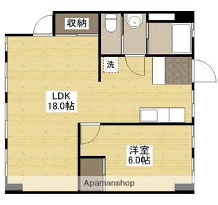 大起ビル【6階】の間取り