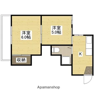 コーポ西田【2階】の間取り