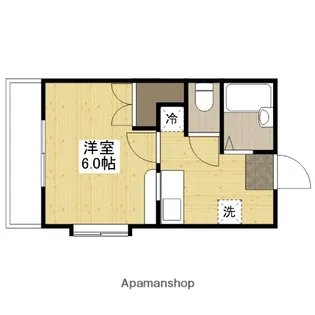 ロアール上天満【8階】の間取り