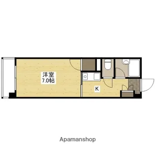 ジャスティヒルト高須【4階】の間取り