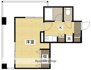 L’allure舟入【6階】の間取り