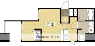 1Rの間取り画像