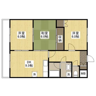 アゼリア祇園【2階】の間取り