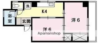 三栄ビル【4階】の間取り