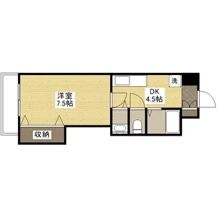 ヴェルマーレ中広【6階】の間取り