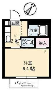 広島県広島市中区舟入南4丁目【アパート】の間取り