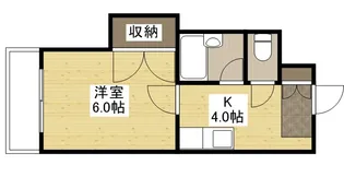 第3田中ビル【2階】の間取り