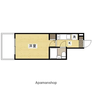 KAWABE340ビル【6階】の間取り