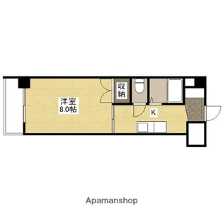 カーサ祇園【2階】の間取り