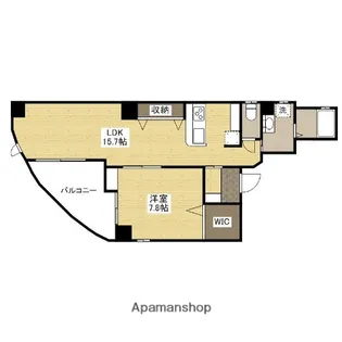 ラ・トゥール・イノウエ【5階】の間取り