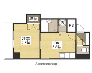 LAND MARK 横川【3階】の間取り