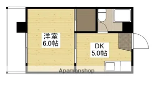 第3小河内ビル【2階】の間取り