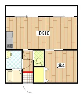 和興ビル【301号室】の間取り