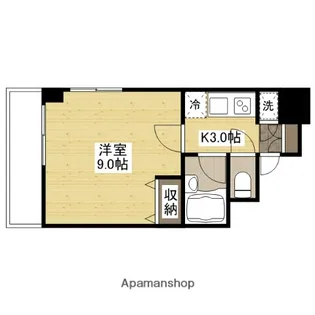 ラントハウス幟町【4階】の間取り