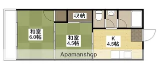 倉本ビル【4階】の間取り