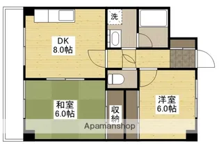 広島県広島市安佐南区中筋2丁目【マンション】の間取り