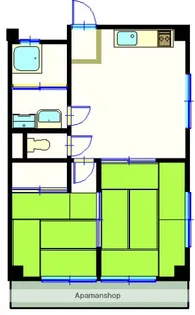 マントク曙【2階】の間取り