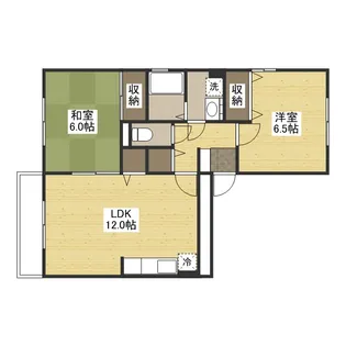 セジュール八幡【3階】の間取り