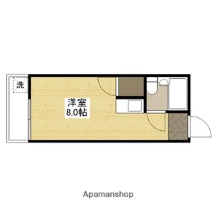パステルクボ16【4階】の間取り