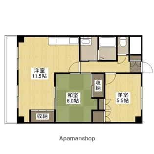 シェソワホリオ【5階】の間取り
