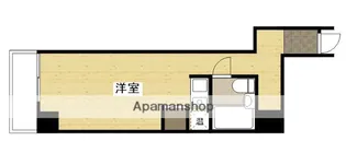 チュリス新八丁堀【4階】の間取り