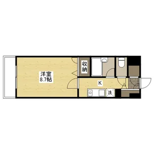 3rdIKEMOTO【4階】の間取り