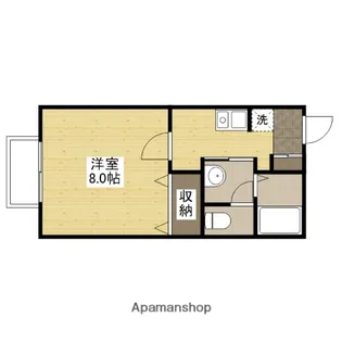 プレミールタキモト【2階】の間取り