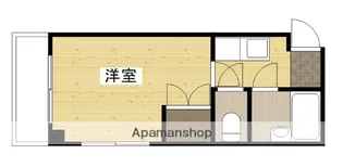 サンライズ矢賀A【4階】の間取り