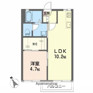 神田レジデンス【2階】の間取り