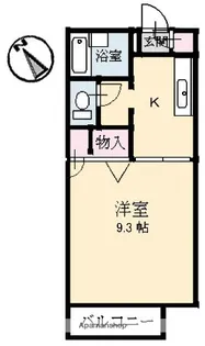 カーサ宇品【2階】の間取り