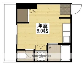 ファミール牛田【1階】の間取り