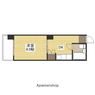 第2品川ビル【409号室】の間取り