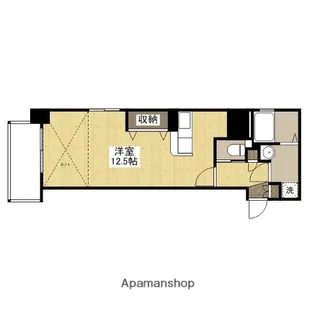 1Rの間取り画像