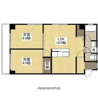 ビオスクレーネー【2階】の間取り