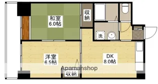 祇園ロイヤル【4階】の間取り