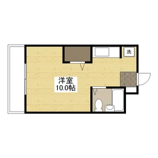 バザレビル【203号室号室】の間取り