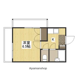 新庄リバービル【303号室】の間取り