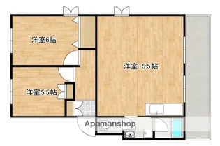 2LDKの間取り画像