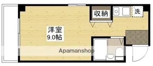 クリエーション中広【4階】の間取り