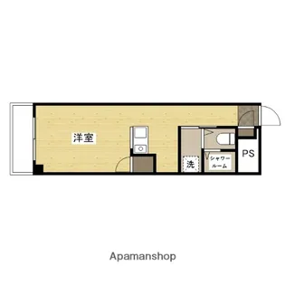 コーポ下間【2階】の間取り