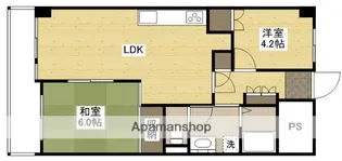 クレスト東雲【6階】の間取り