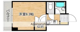 エステート24東雲【5階】の間取り