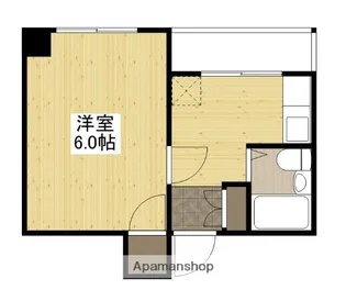 第6ガーデンビル【2階】の間取り