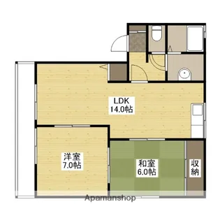 TKハイツ【2階】の間取り