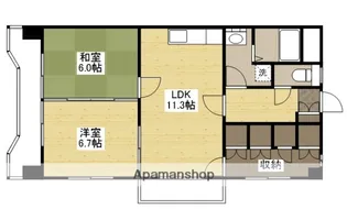 LA宇宙【10階】の間取り